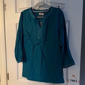 Fabindia Deep Teal Tunic for Women